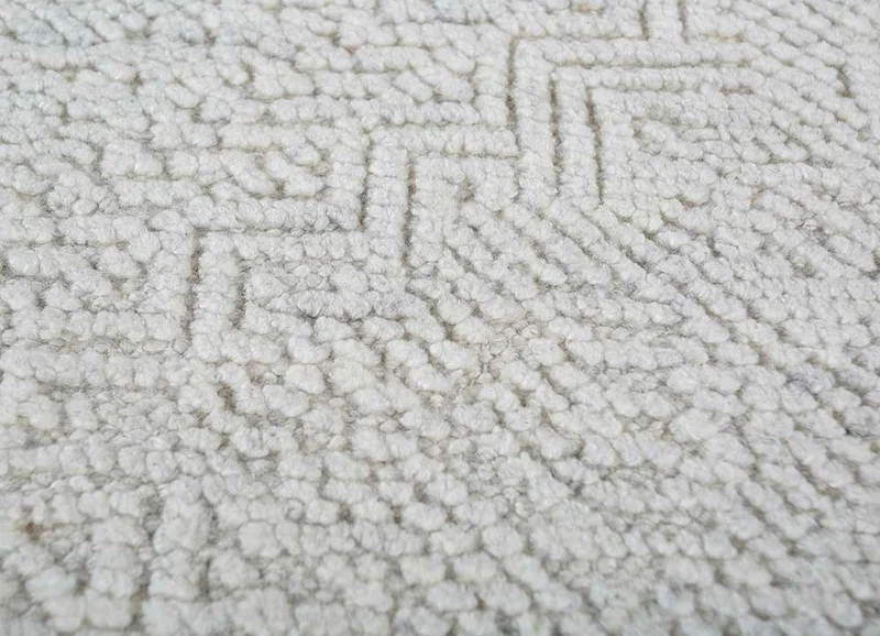 Wollteppich - 180 x 270 cm - creme