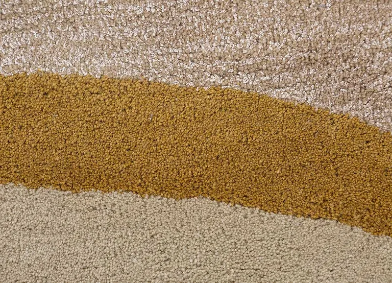 Wollteppich rund - 210 x 210 cm - mehrfarbig