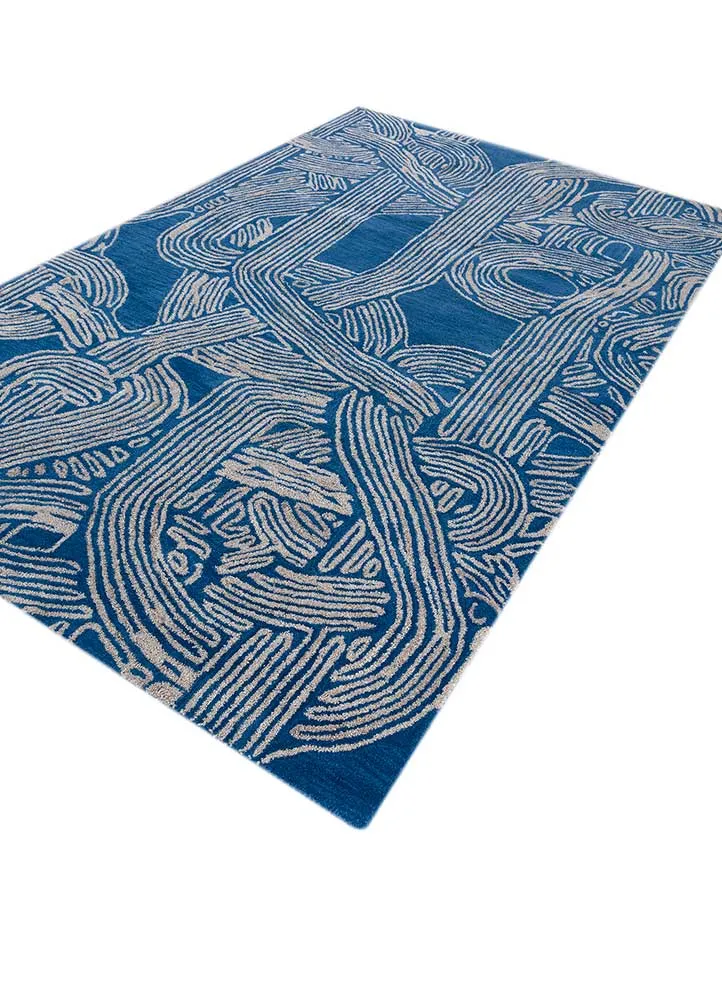 Wollteppich - 150 x 240 cm - mehrfarbig