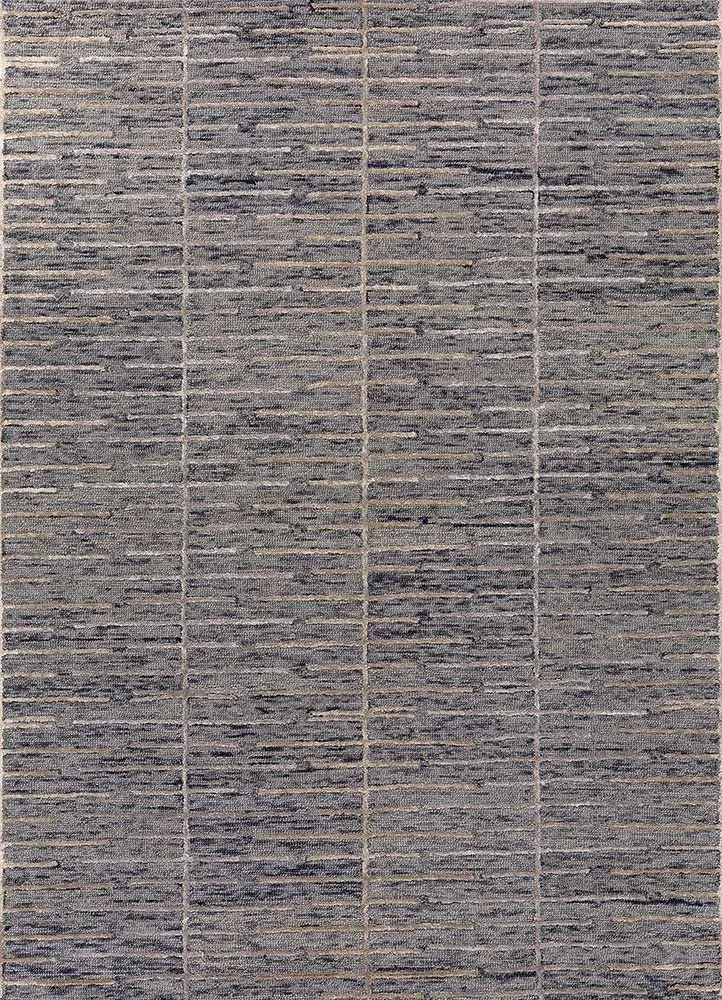 Wollteppich - 150 x 240 cm - grau