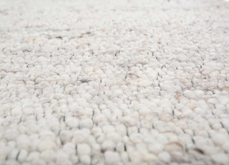 Wollteppich - 180 x 240 cm - creme