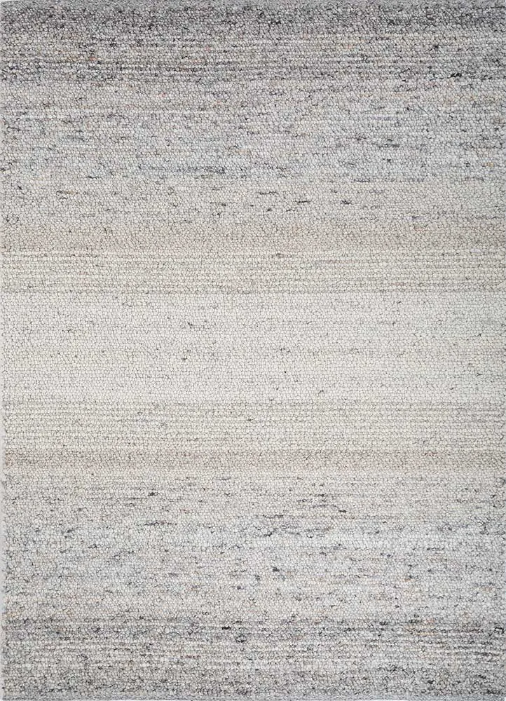Wollteppich - 180 x 240 cm - hellgrau