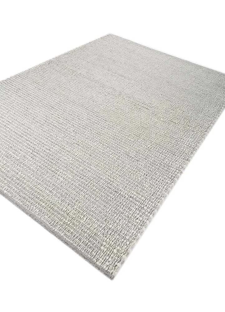 Wollteppich - 170 x 240 cm - creme