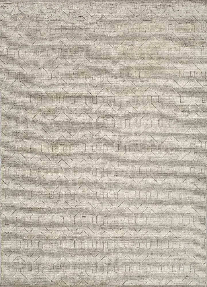Wollteppich - 180 x 270 cm - beige