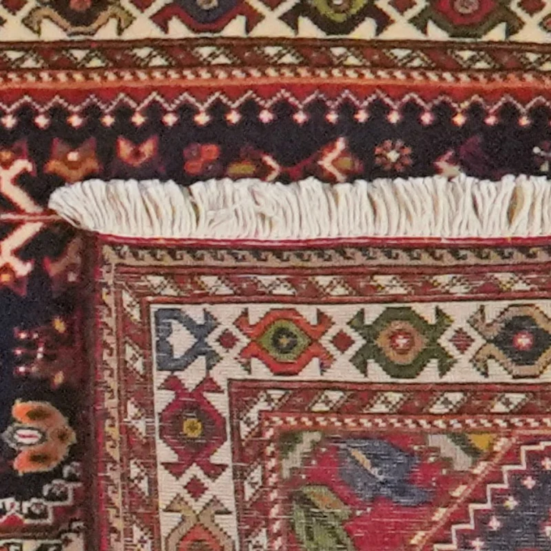 Nasrabad · Handgeknüpft – Blau, 399x82 cm