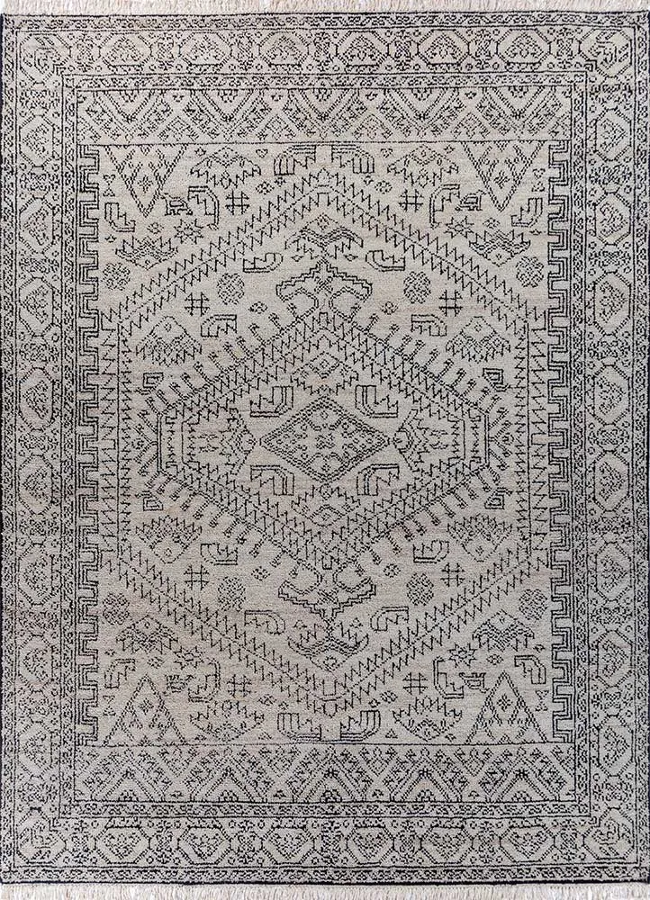 Wollteppich - 240 x 300 cm - grau