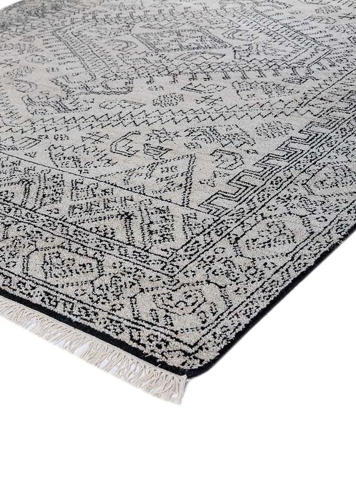 Wollteppich - 240 x 300 cm - grau