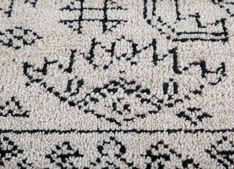 Wollteppich - 240 x 300 cm - grau