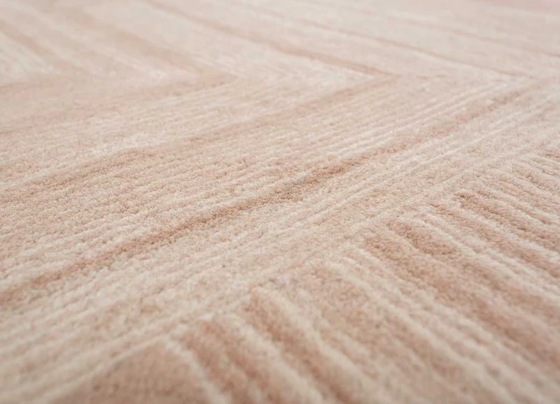 Wollteppich - 180 x 270 cm - beige