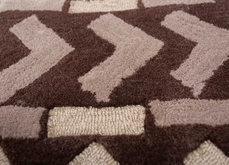 Wollteppich - 180 x 270 cm - beige