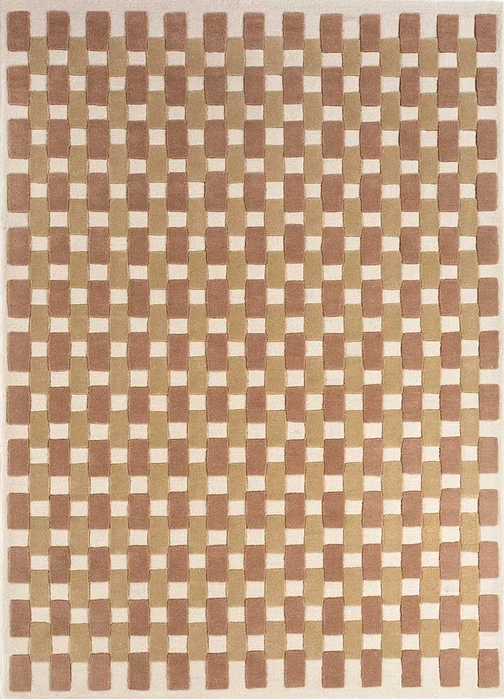 Wollteppich - 180 x 270 cm - braun