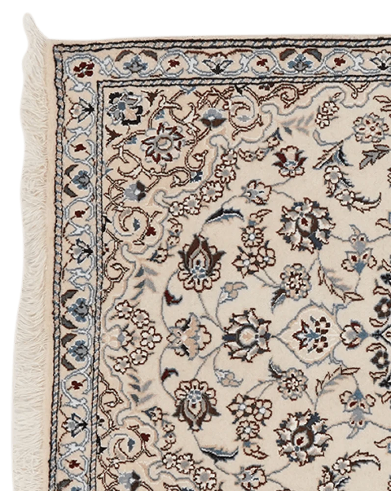 Nain 9La · Handgeknüpft – Beige, 140x90 cm
