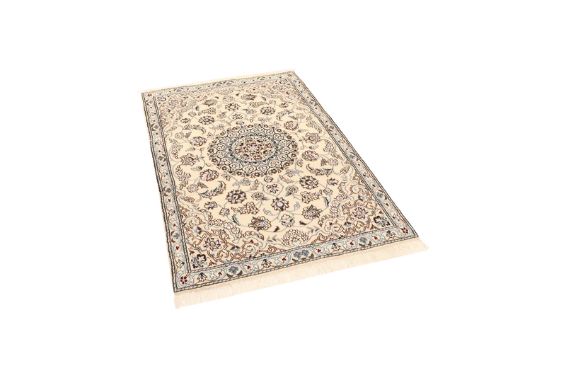 Nain 9La · Handgeknüpft – Beige, 140x90 cm