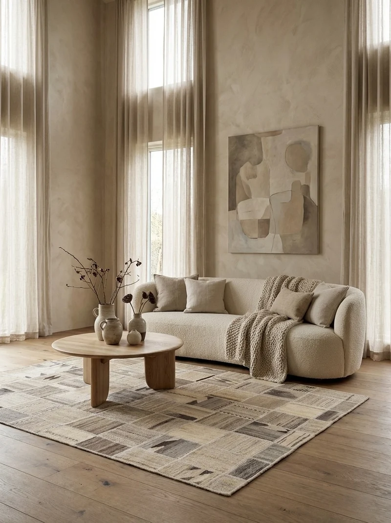 Kelim Tekkeh · Handgewebt – Beige, 200x150 cm