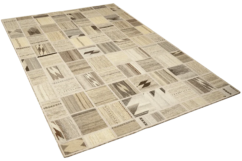 Kelim Tekkeh · Handgewebt – Beige, 200x150 cm