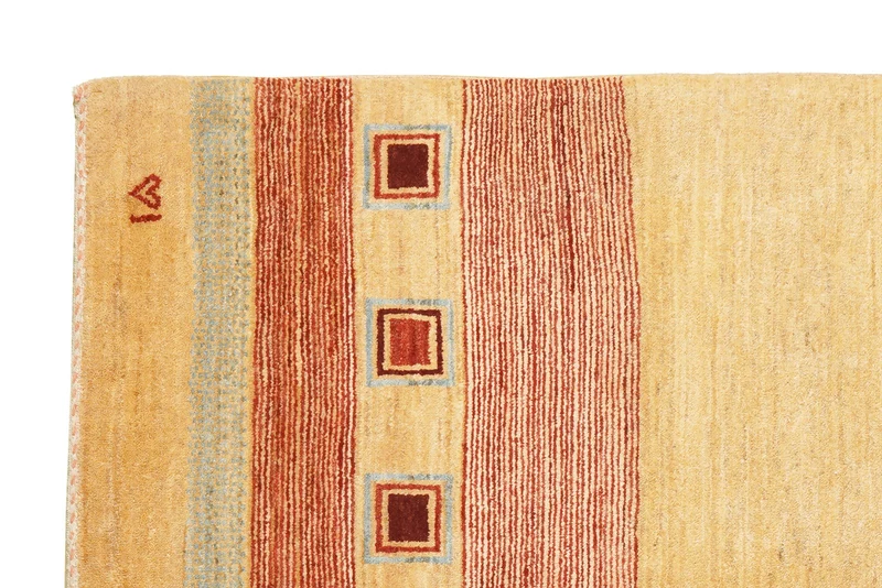 Rizbaf · Handgeknüpft – Beige, 201x85 cm