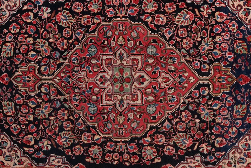 Djozan · Handgeknüpft – Blau, 207x131 cm