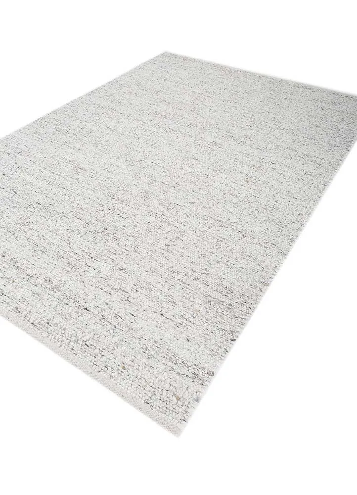 Wollteppich - 170 x 240 cm - creme