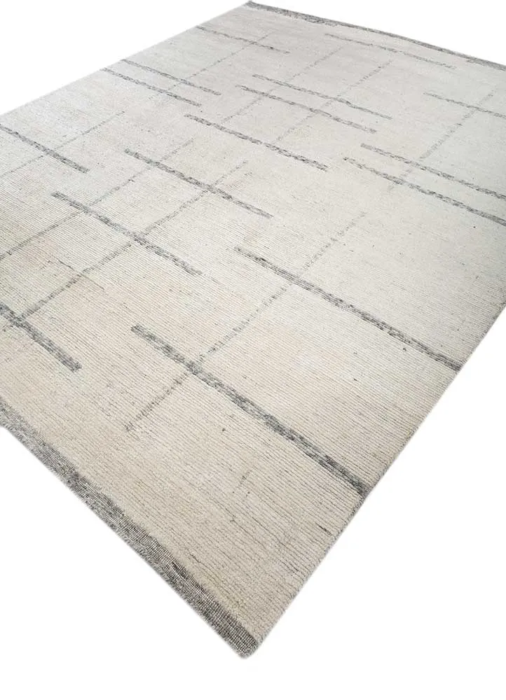 Wollteppich - 240 x 300 cm - creme