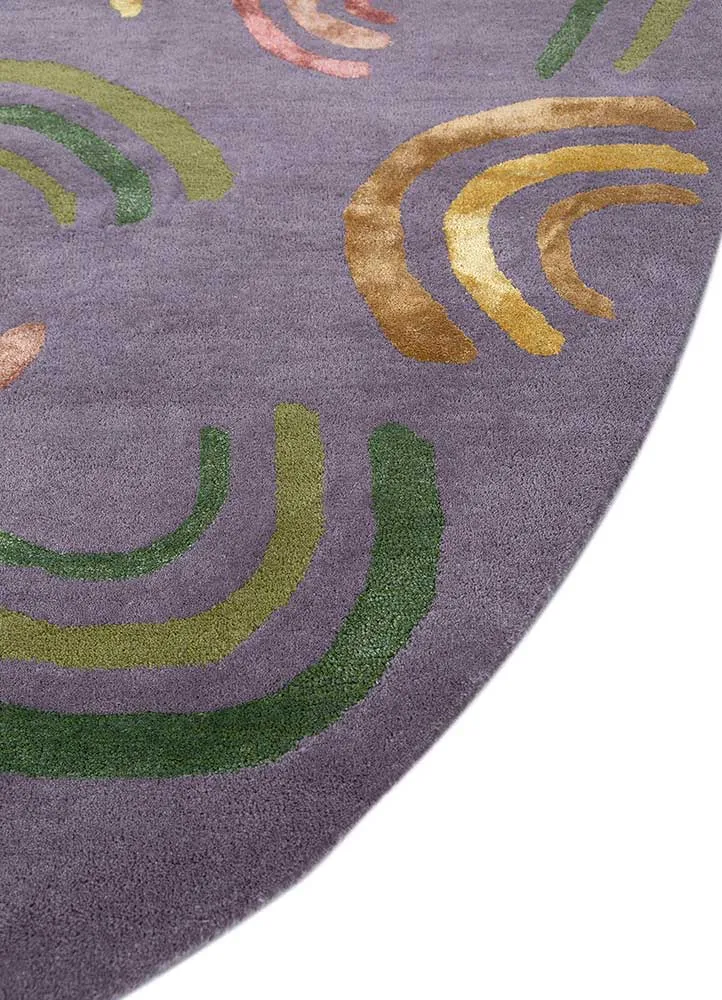 Wollteppich sonderform - 180 x 270 cm - grau