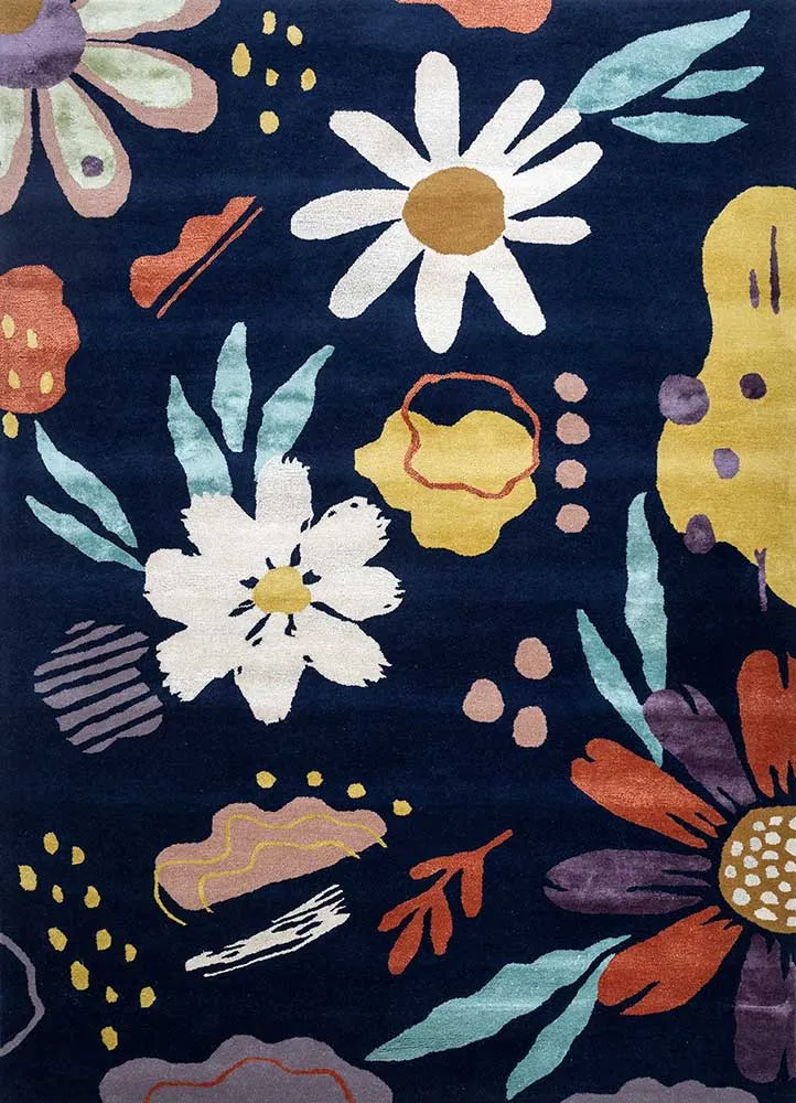 Wollteppich - 180 x 270 cm - mehrfarbig