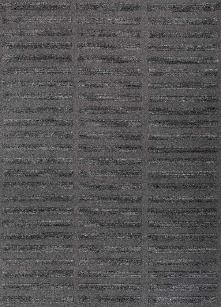 Wollteppich - 180 x 270 cm - dunkelgrau