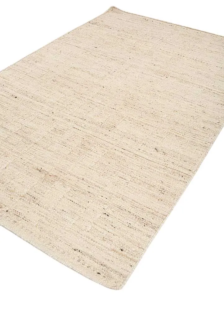 Wollteppich - 180 x 270 cm - creme
