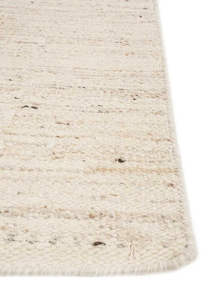 Wollteppich - 180 x 270 cm - creme