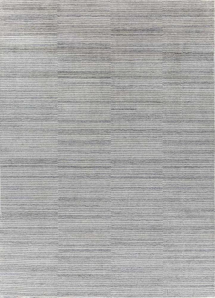 Wollteppich - 180 x 270 cm - hellgrau