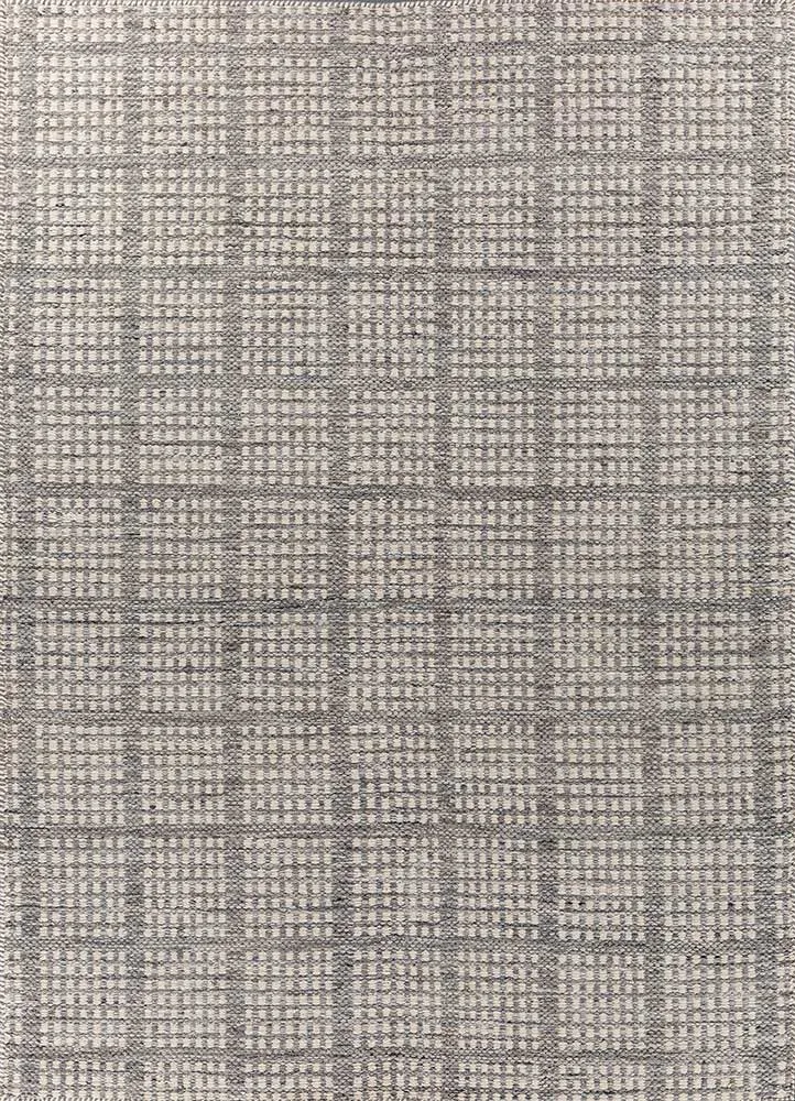 Wollteppich - 180 x 270 cm - grau