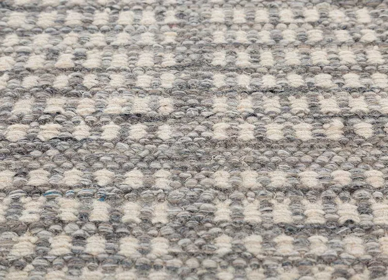 Wollteppich - 180 x 270 cm - grau
