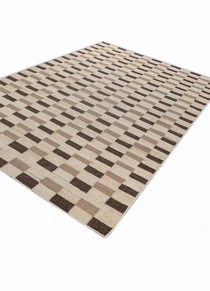 Wollteppich - 150 x 240 cm - creme
