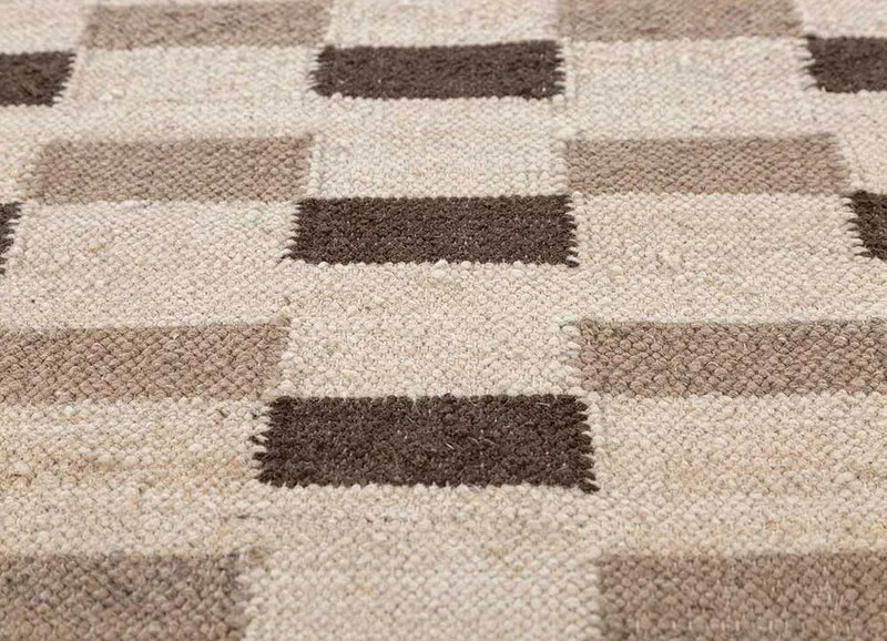 Wollteppich - 150 x 240 cm - creme