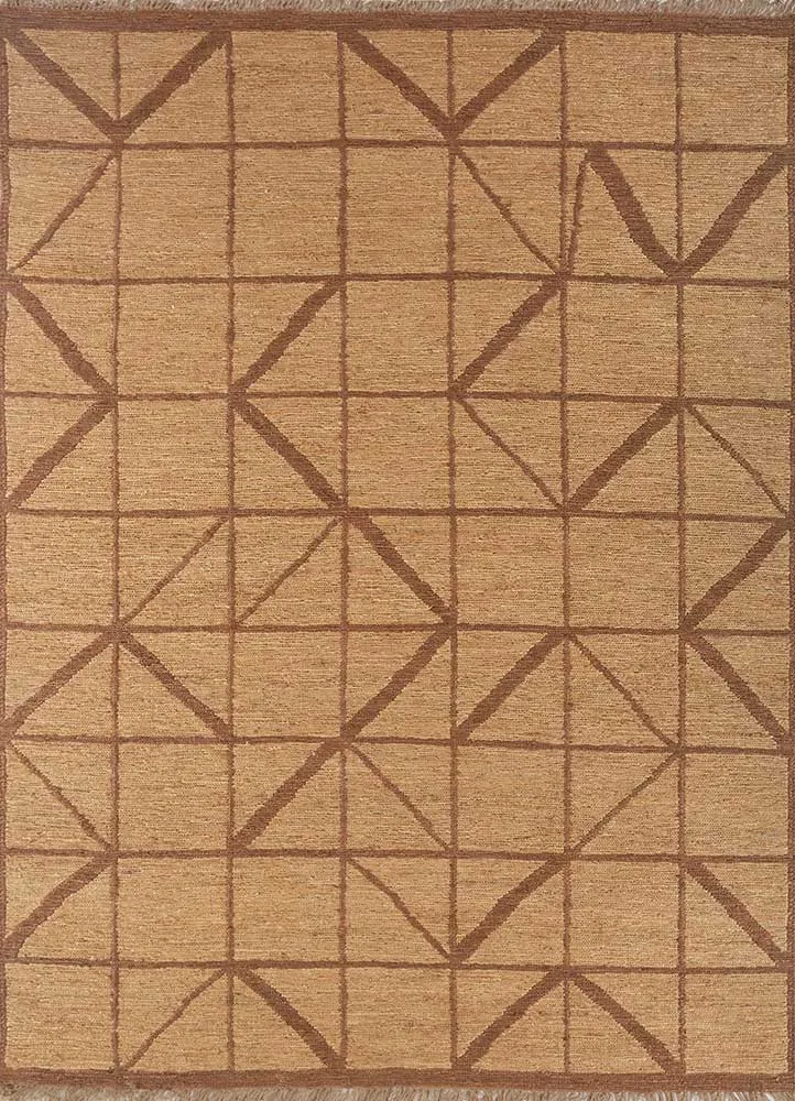 Juteteppich - 240 x 300 cm - dunkelbeige