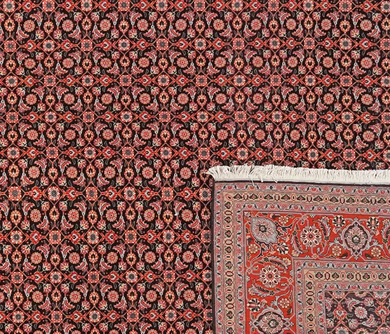 Tabriz 50 Raj · Handgeknüpft – Orange, 294x199 cm