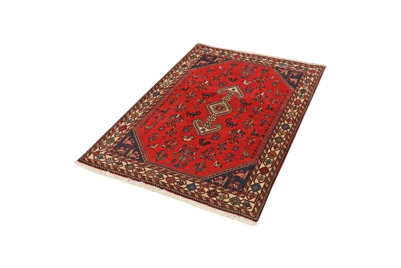 Nasrabad · Handgeknüpft – Rot, 155x104 cm