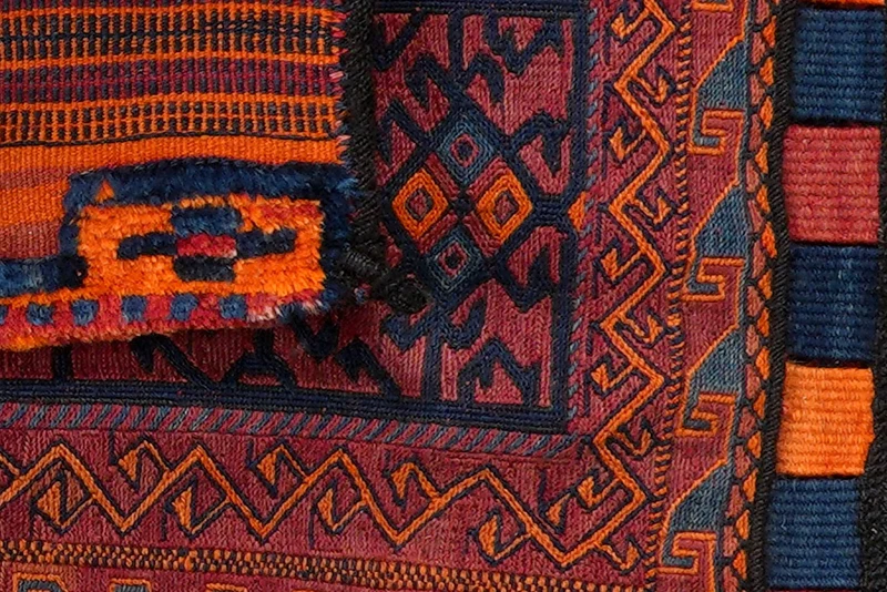 Tasche · Handgefertigt – Bunt, 51x50 cm