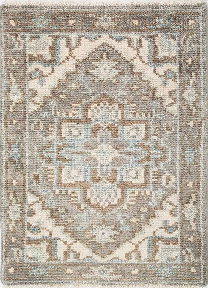 Wollteppich - 60 x 90 cm - beige
