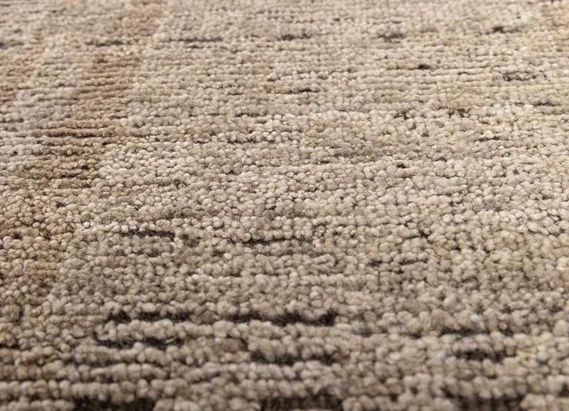 Wollteppich - 240 x 300 cm - dunkelbeige