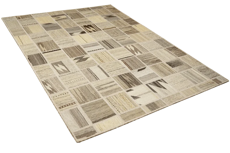 Kelim Tekkeh · Handgewebt – Beige, 200x150 cm