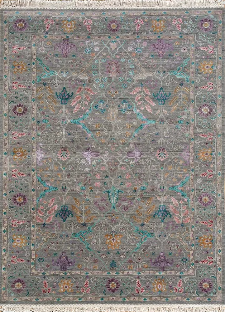 Wollteppich - 240 x 300 cm - mehrfarbig