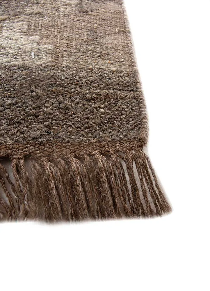 Wollteppich - 150 x 240 cm - beige