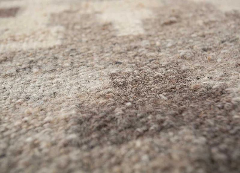Wollteppich - 150 x 240 cm - beige