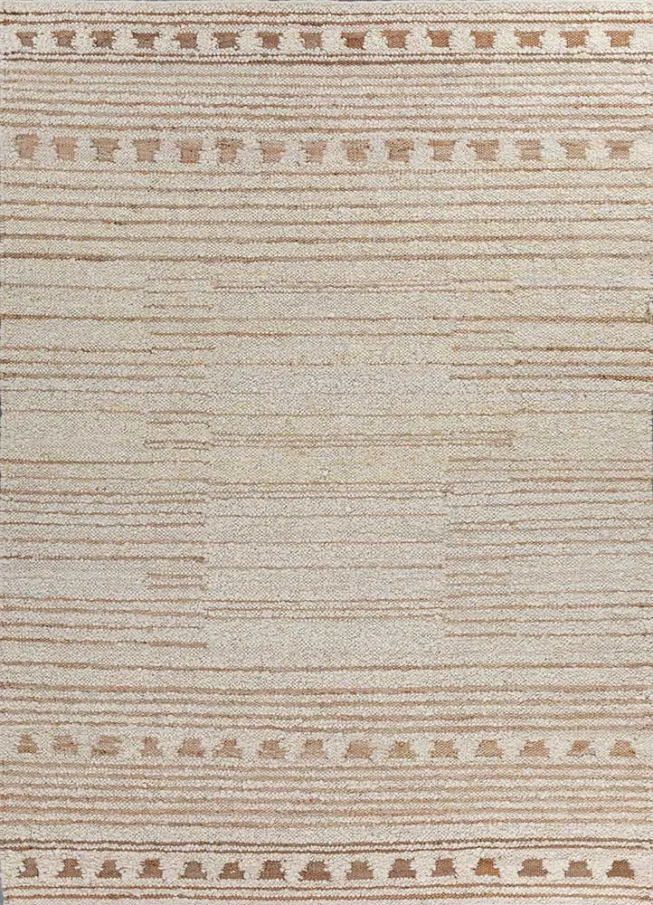 Wollteppich - 180 x 270 cm - creme