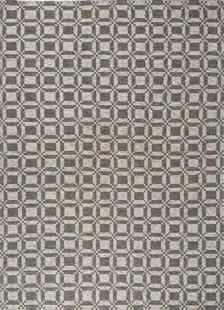 Wollteppich - 180 x 270 cm - grau