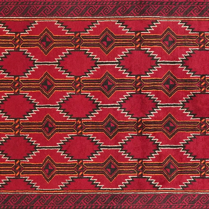 Belutch · Handgeknüpft – Rot, 228x112 cm