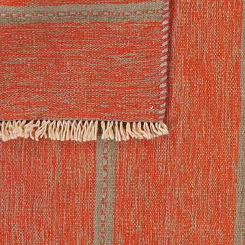 Kelim Gashgai · Handgewebt – Orange, 201x97 cm