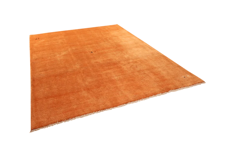 Gabbeh · Handgeknüpft – Orange, 275x247 cm