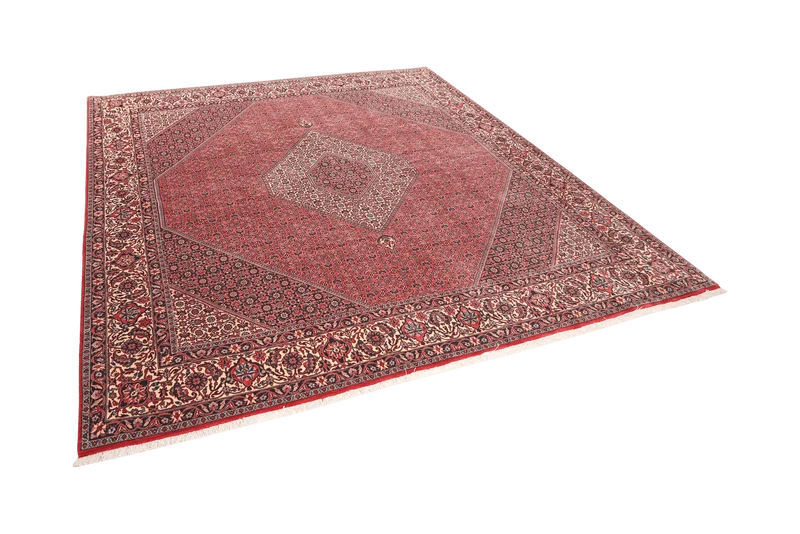 Bidjar · Handgeknüpft – Rot, 268x254 cm
