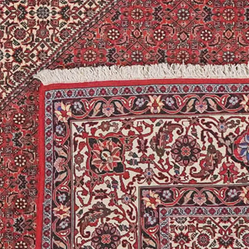 Bidjar · Handgeknüpft – Rot, 268x254 cm